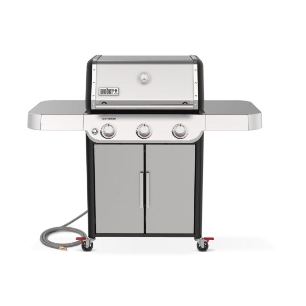 Weber Genesis S-315 Grill, Natural Gas Grill, Stainless Steel BBQ Grill