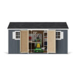 Decorative vase from Pillowle featuring a Little Cottage Co Value Workshop Wood Shed Kit design, in a 10x16 size.
