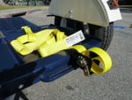 Heavy-duty Pillowle Tow Max vehicle tow dolly with 4,900 lb capacity, featuring sturdy construction and wheel straps for towing.